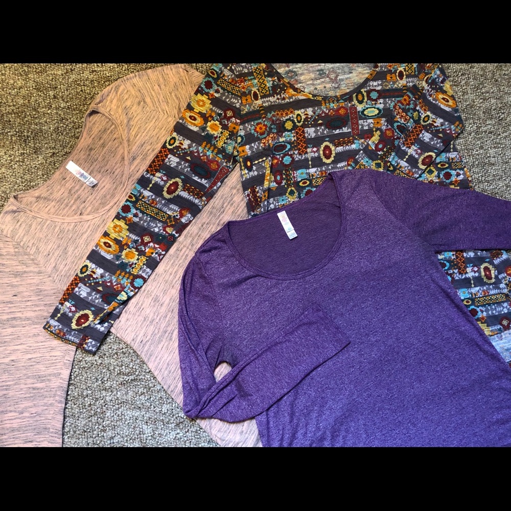 LuLaRoe Lynnae long sleeve top